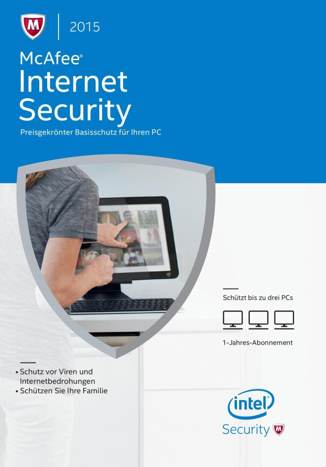 McAfee Internet Security 2015 - 3 User PC