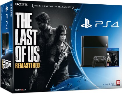 Sony Playstation 4 Konsole 500GB + The Last of Us