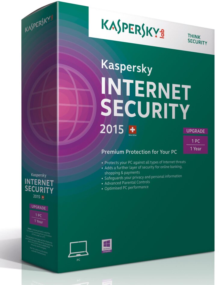 Kaspersky Internet Security 2015 1User Upgrade PC