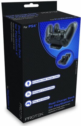 PS4 Ladestation für 2 Controller Datel Dual Charge Stand