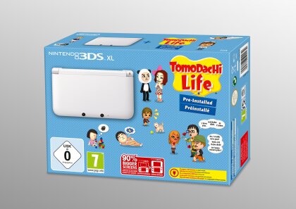 3DS Konsole XL white +Tomodatchi Life (Limited Edition Pack)