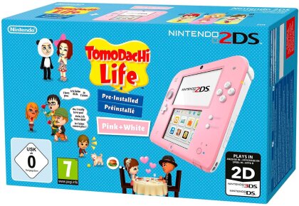 2DS Konsole Pinkwhite + Tomodatchi (Limited Edition Pack)