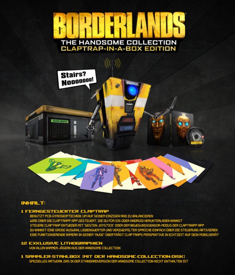Borderlands: The Handsome Collection (Claptrap-In-A-Box Edition)