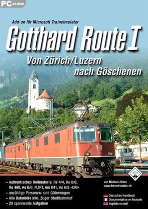 Train Sim: Gotthard Route 1 - Von Zürich/Luzern nach Göschenen [Add-On][PC] (D/F