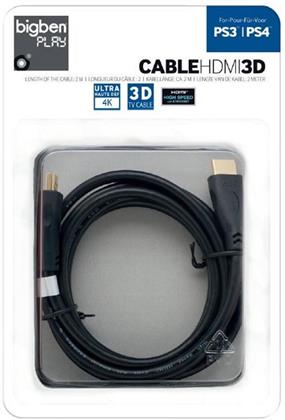 BB HDMI Kabel 1.4 3D 2m for PS3/PS4