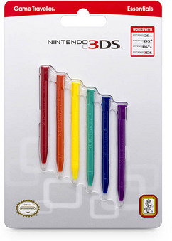 BB Stylus Set Rainbow 6pcs for DSL/DSi/DSiXL/3DS
