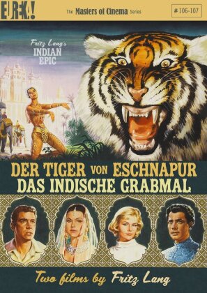 Der Tiger von Eschnapur / Das indische Grabmal (1959) (Masters of Cinema, Eureka!, 2 DVDs)