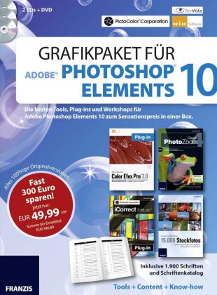Grafikpaket für Adobe Photoshop Elements 10