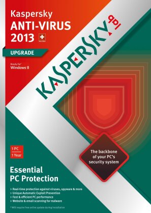 Kaspersky Antivirus 2013 1 User Upgrade (PC)
