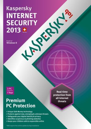 Kaspersky Internet Security 2013 3 User (PC)