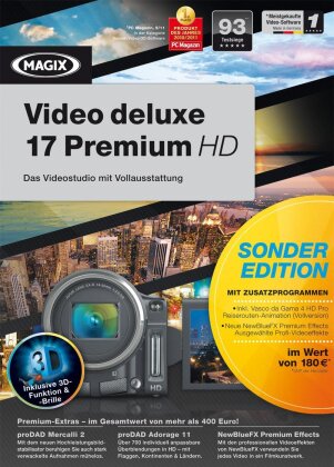 MAGIX Video deluxe 17 Premium SONDEREDITION Minibox