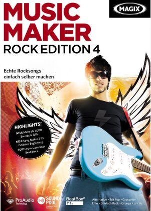 MAGIX Music Maker Rock Edition 4 Minibox