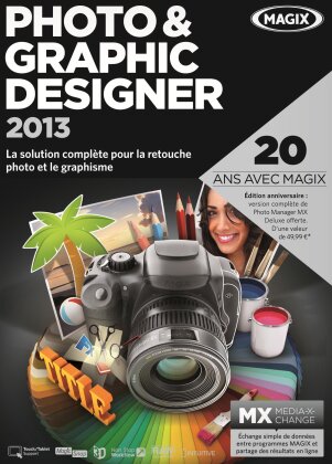 MAGIX Photo & Graphic Designer 2013 (édition 20e anniversaire )