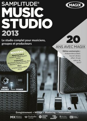 MAGIX Samplitude Music Studio 2013 (édition 20e anniversaire) (PC)