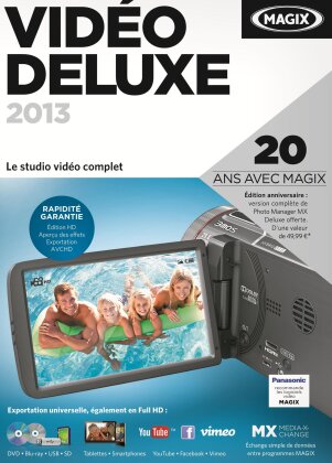MAGIX Video Deluxe 2013 (édition 20e anniversaire) (PC)