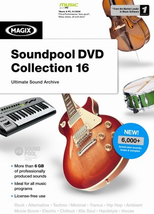 MAGIX Soundpool DVD Collection 16 Int. Version Minibox