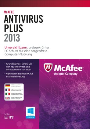 McAfee AntiVirus Plus 2013 - 1 User (PC)