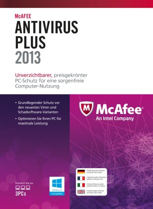 McAfee AntiVirus Plus 2013 - 3 User (PC)