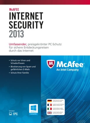 McAfee Internet Security 2013 - 1 User (PC)