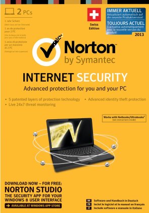 Symantec Norton Internet Security 2013 2 User (PC)