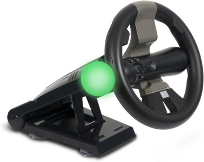 CTA Racing Wheel mit Standfuss for Playstation Move & Dual Shock Controller