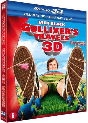 Gulliver's Travels - Les voyages de Gulliver (2010) (Blu-ray 3D (+2D) + DVD)