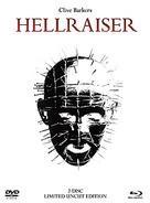 Hellraiser (1987) (White Edition, Limited Edition, Mediabook, Uncut, Blu-ray + DVD)
