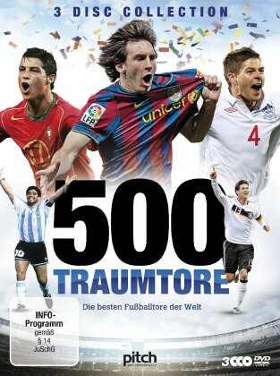 500 Traumtore - Die besten Fussballtore der Welt (3 DVDs)