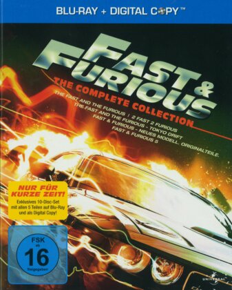 Fast and the Furious 1 - 5 (5 Blu-rays)
