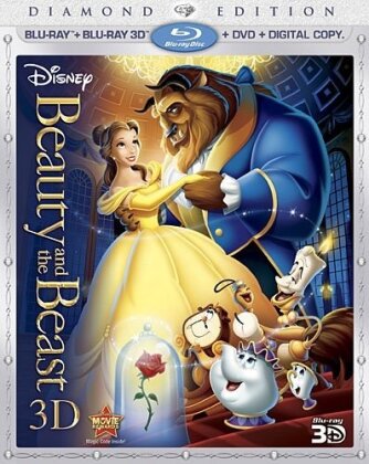 Beauty and the Beast (1991) (Blu-ray 3D + Blu-ray + DVD + Digital Copy)