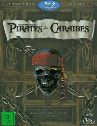 Pirates des Caraïbes - Box 1-4 (5 Blu-rays)