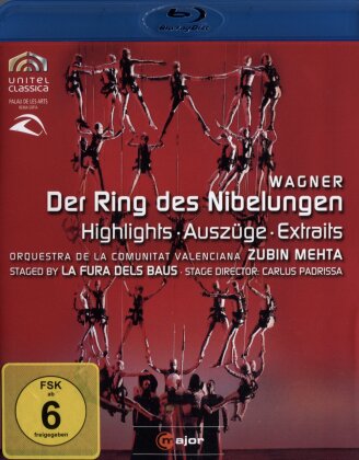 Orquestra de la Comunitat Valenciana, La Fura Dels Baus & Zubin Mehta - Wagner - Der Ring des Niebelungen (Highlights) (C Major, Unitel Classica)