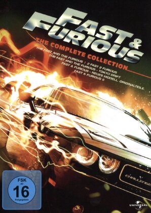 Fast and the Furious 1 - 5 (5 DVDs)