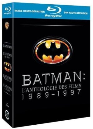 Batman Collection 1-4 - L'Anthologie des Films 1989-1997 (4 Blu-rays)