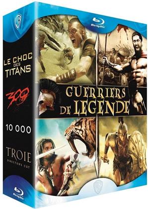 Guerriers de légende - Le Choc des Titans / 300 / 10'000 B.C. / Troie (4 Blu-rays)