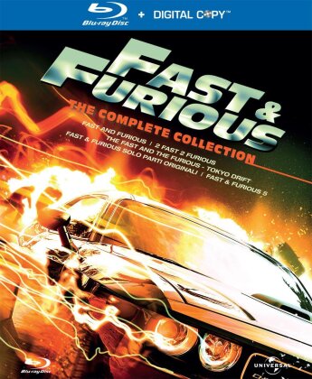 The Fast and the Furious 1 - 5 (5 Blu-rays)