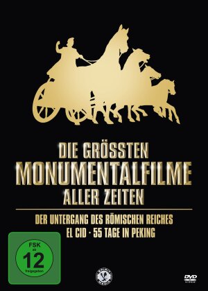 Die grössten Monumentalfilme aller Zeiten (3 DVDs)