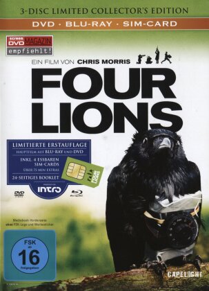 Four Lions (2010) (Limited Edition, Blu-ray + 2 DVDs)