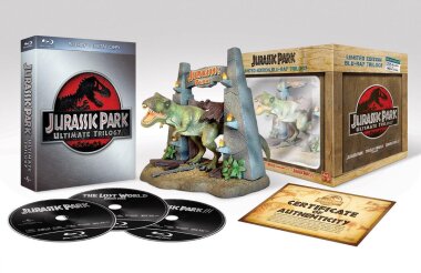 Jurassic Park Ultimate Trilogy - Limited Collector's Edition inkl. T-Rex Figur (3 Blu-rays)
