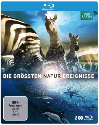 Die grössten Naturereignisse - BBC Earth (Édition Limitée, Steelbook, 2 Blu-ray)