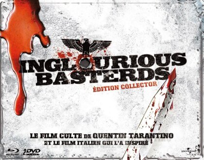 Inglourious Basterds (2009) (Édition Collector, Steelbook, Blu-ray + 2 DVD)
