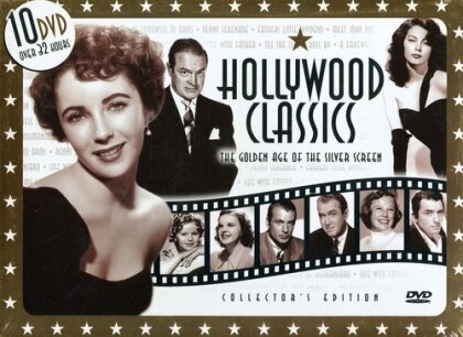 Hollywood Classics - The Golden Age of the Silver Screen (Deluxe Edition, 10 DVD)