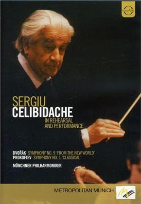Münchner Philharmoniker MP & Sergiu Celibidache - Dvorák / Prokofiev - In rehearsal and performance (Euro Arts)