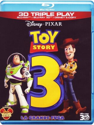 Toy Story 3 (2010) (Blu-ray 3D (+2D) + Blu-ray + DVD)