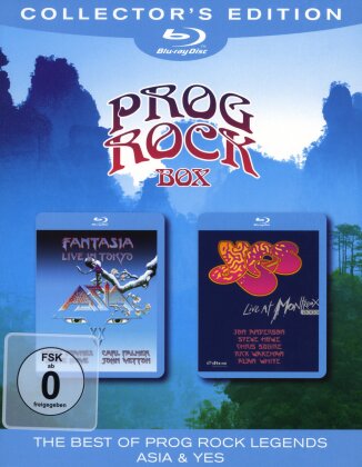 Asia & Yes - Prog Rock Box (Édition Collector, 2 Blu-ray)
