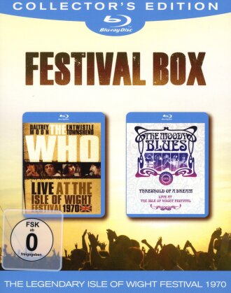 The Who & The Moody Blues - Festival Box (Collector's Edition, 2 Blu-ray)