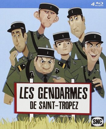 Les Gendarmes de Saint-Tropez (1964) (Versione Rimasterizzata, 4 Blu-ray)