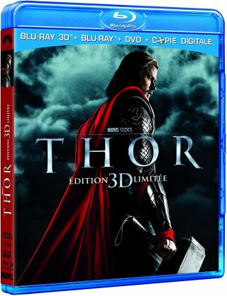 Thor (2011) (Limited Edition, Blu-ray 3D + Blu-ray + DVD)