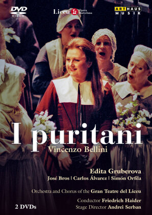 Orchestra of the Gran Teatre del Liceu, Friedrich Haider & Edita Gruberova - Bellini - I Puritani (Arthaus Musik, 2 DVDs)