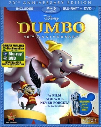 Dumbo (1941) (Édition 70ème Anniversaire, Blu-ray + DVD)
